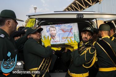 (تصاویر) مراسم تشییع پیکر شهید امیر کمندی در نیروی ارتش