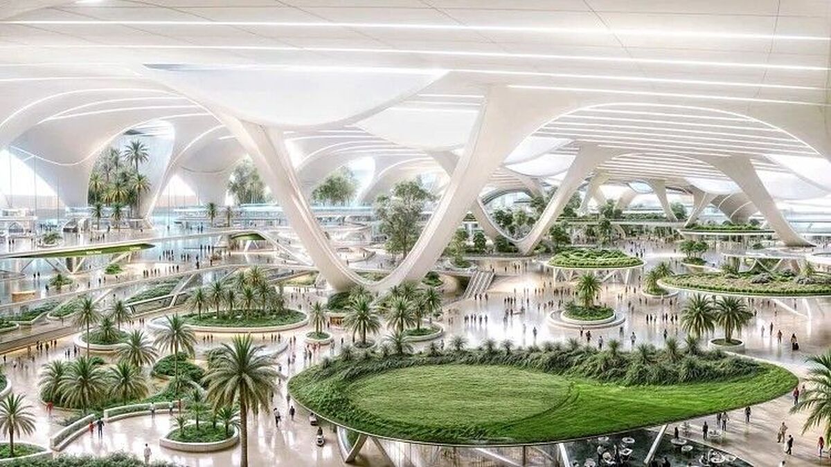 برنامه ساخت بزرگترین فرودگاه جهان در دبی   ظرفیت 260 میلیون مسافر در سال